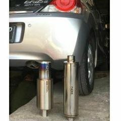 Paket Bass Adem Manual Ndk Exhaust (Resonator Drag Straight + Muffler Dk-03 V3)
