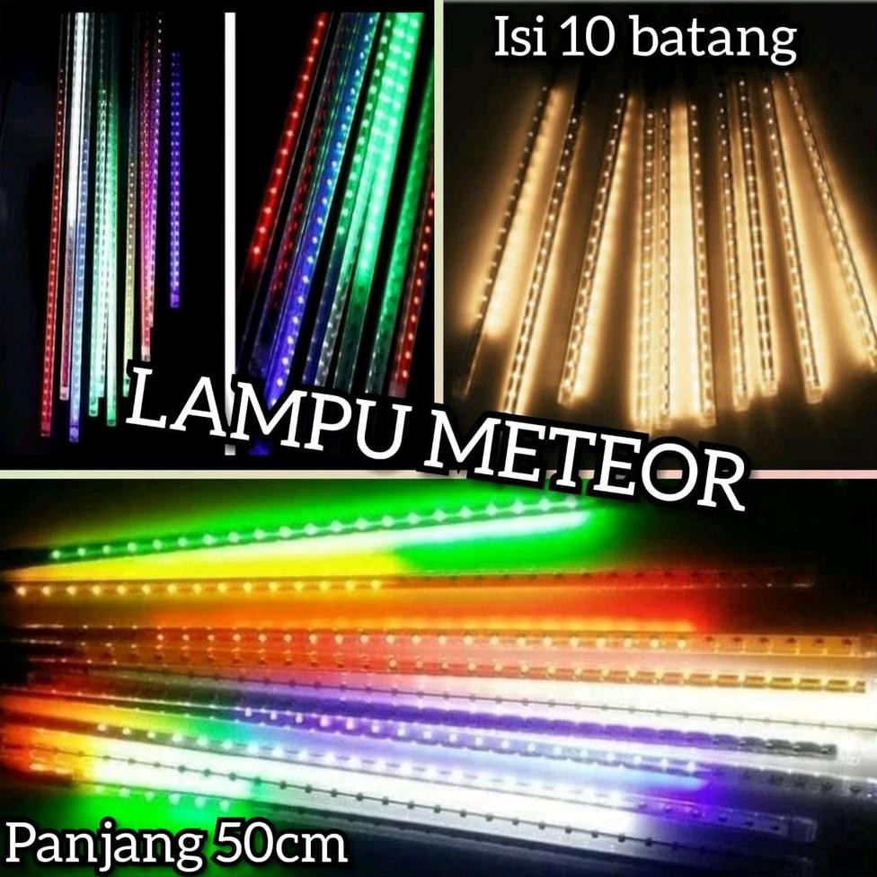 miasu lampu led hujan meteor ms359 lampu tumbler lampu natal lampu hias 50cm