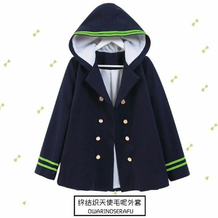 Murah Shinoa Hiragi Jacket Owari no seraph Jaket Cosplay Anime Non COD