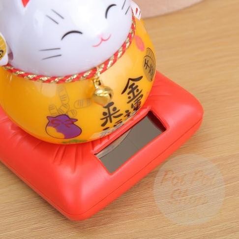 LKJ Pajangan Patung Hiasan Boneka Dashboard Mobil Mainan Kucing China Hoki Lucky Cat Rezeki Maneki N