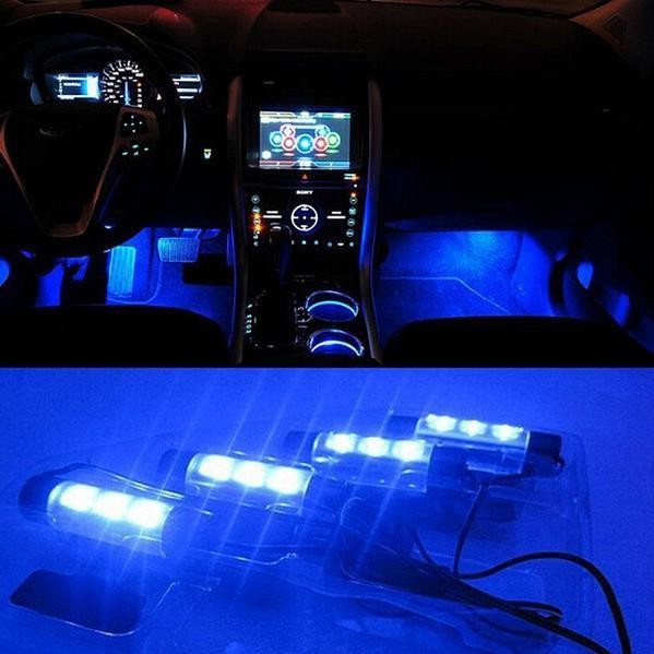 Star Seller Lampu Led Kolong Footstep Interior Mobil Universal Kabin Variasi Avanza Ayla Brio Sigra