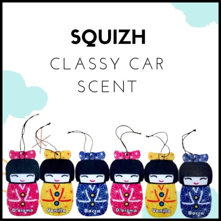 TERBARU SQUIZH PARFUM PENGHARUM PEWANGI MOBIL GANTUNG KERTAS 