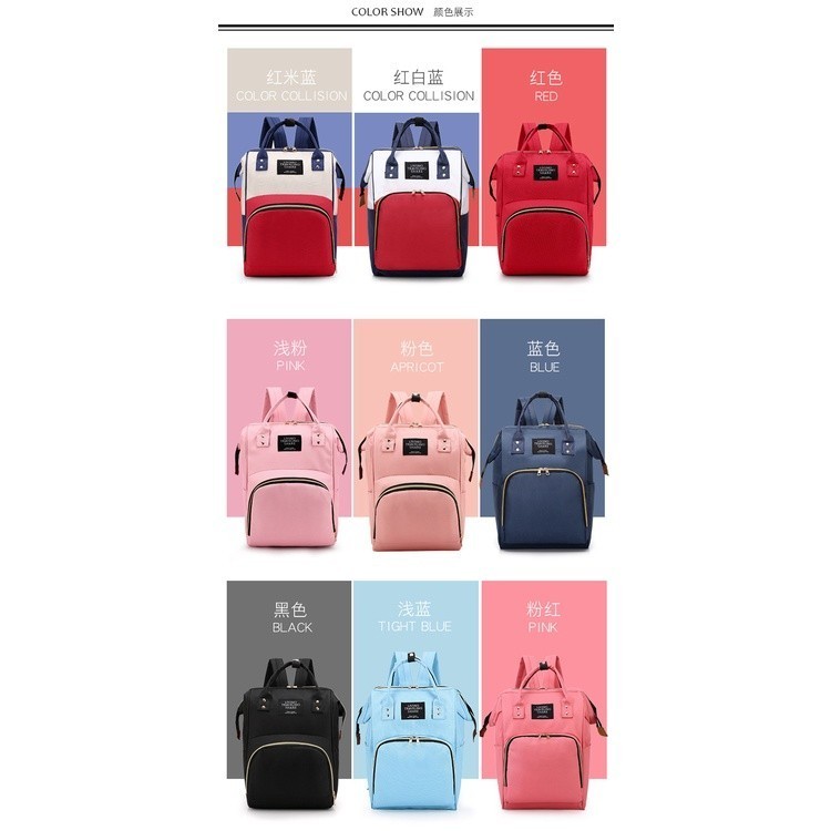 Awet Tas Bayi Ransel Diapers Besar Tas Travelling Diaper Travel Popok Bayi Susu Perlengkapan Bayi