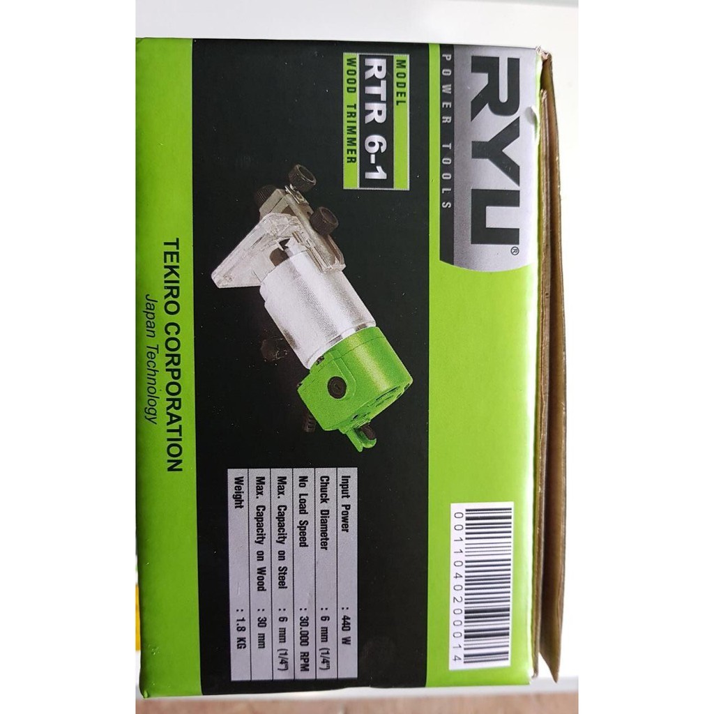ORIGINAL RYU Mesin Router Trimmer Profil Kayu Wood RTR 6 - 1 Ryu Mesin Router Trimmer Profil Kayu