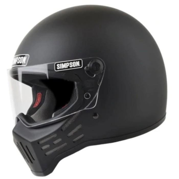 SIMPSON M30 BANDIT BLACK MATTE | HELM FULL FACE | HELM CLASSIC M30
