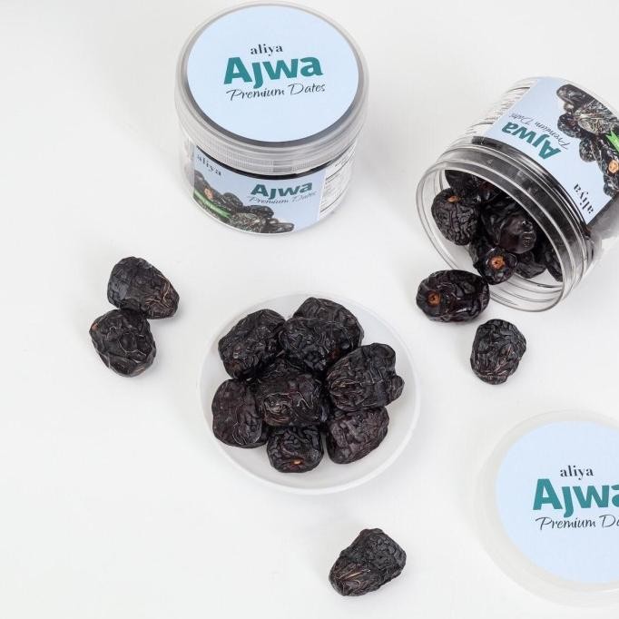 

Baru Kurma Ajwa Aliya Al Madina Premium Jumbo 500 Gram Kurma Nabi Food Manis