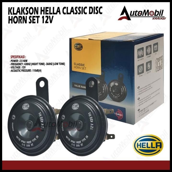 GRATIS ONGKIR KLAKSON HELLA DISC 12V KLAKSON MOTOR MOBIL