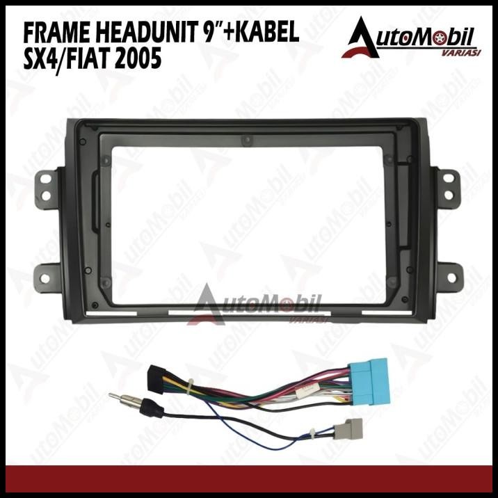 HOT DEAL FRAME HEADUNIT ANDROID 9 INCH SX4 / BALENO / X-OVER 2004-2013 