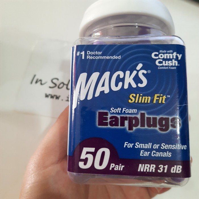 Promo.. Mack'S Macks Ultra Soft Foam Earplugs 50 Pair - 33Db Noise Reduction