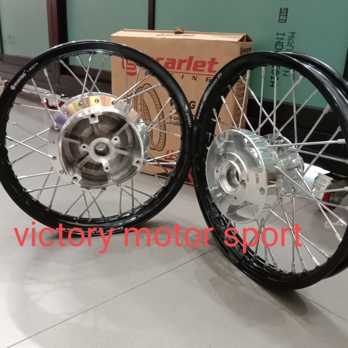 VELG SET JARI JARI AEROX NMAX VELG SCARLET PLUS BAN RING 14