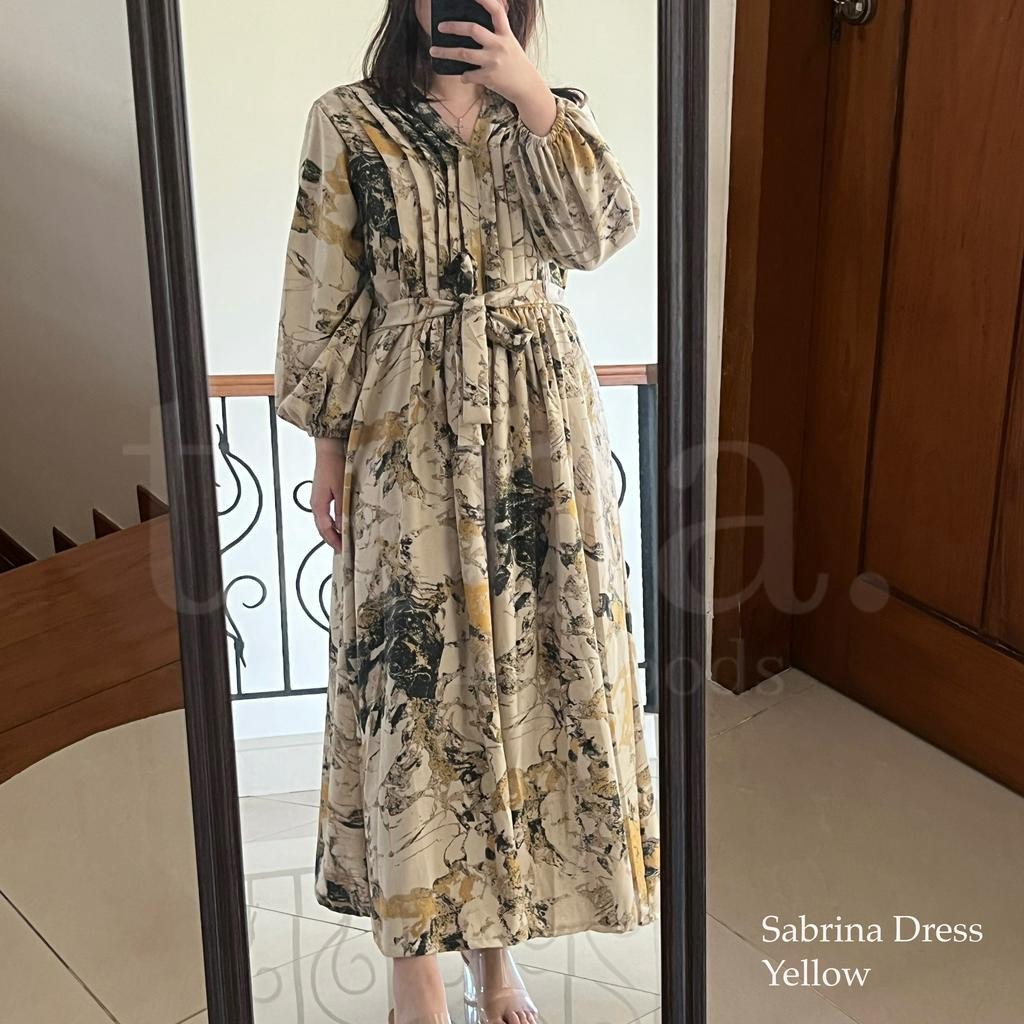 HOT DEALS [TAPA] SABRINA DRESS - Baju Dress Wanita Hijab Friendly