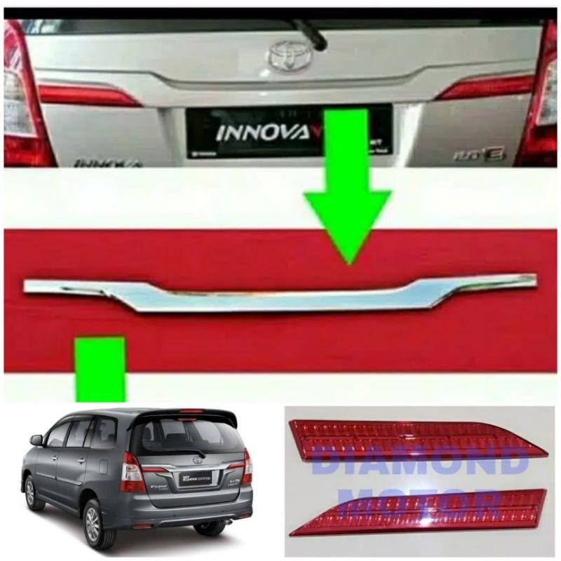 Trunk Lid Trunklid Dan Reflektor Toyota Grand Innova 2012-2015 Model Tempel