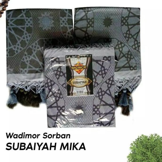sorban wadimor subaiyah original - Sorban Pria - Sorban Muslim mewah ADI