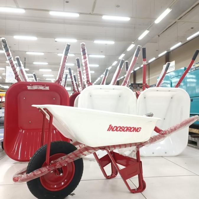 KERETA SORONG / ANGKONG / GEROBAK SAWIT INDOSORONG Premium - BAK FIBER GOL