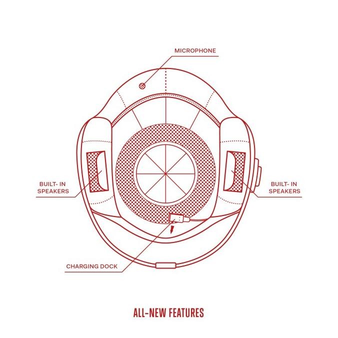 ZULU Smart Bluetooth Helmet Osiris Midnight Chrome