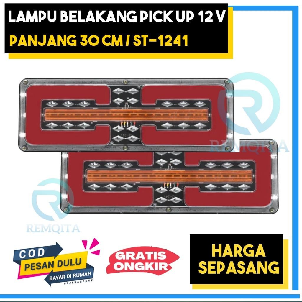 Sepasang Lampu Stop Belakang Variasi Lampu Stop Grand Max Pick Up Lampu Stop Truk 12 Volt Stop Lampu