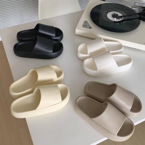 Town Shell - Pillow Feel Korean Rubber Slippers / Sandal Tinggi Karet Empuk / Sandal Rumah Korea Pol