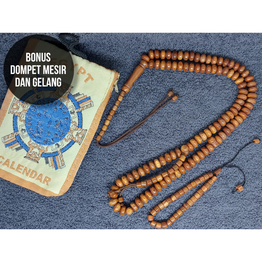 TASBIH KOKA TASBIH KAYU KAOKAH TASBIH KOKKA TASBIH KAYU KOKAH SIZE 9 MM 100 BUTIR ORIGINAL IMPORT