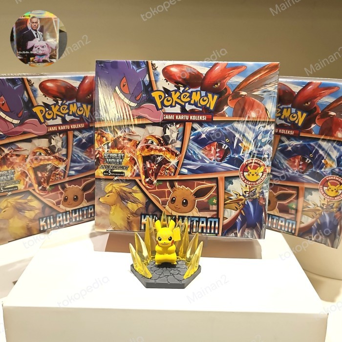 READY Booster BOX Kilau Hitam SV3S Pokemon tcg indo. Get bonus SR G00D QU4LITY