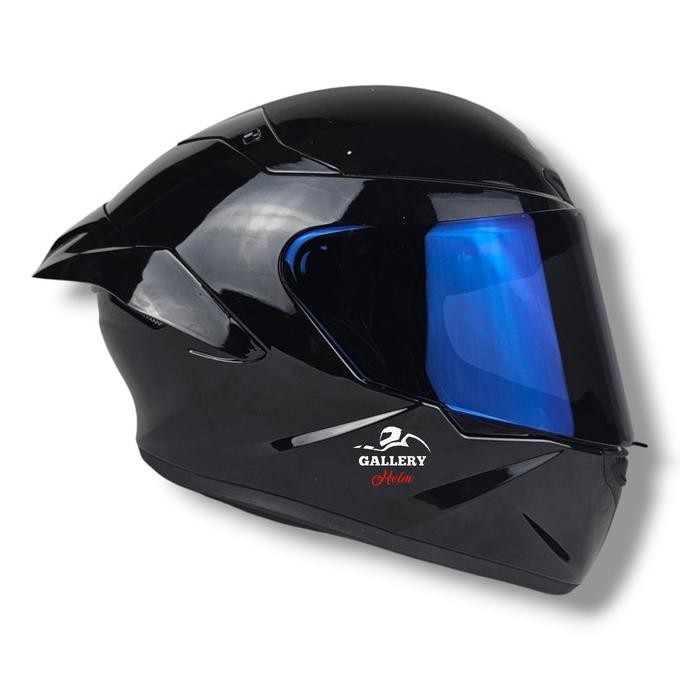 MLA CRYPTON HITAM DOFF ORIGINAL VISOR IRIDIUM / HELM FULL FACE MODEL KYT TTC