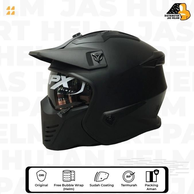 Helm Jpx mx 726 R ORIGINAL JPX SEMI CROSS