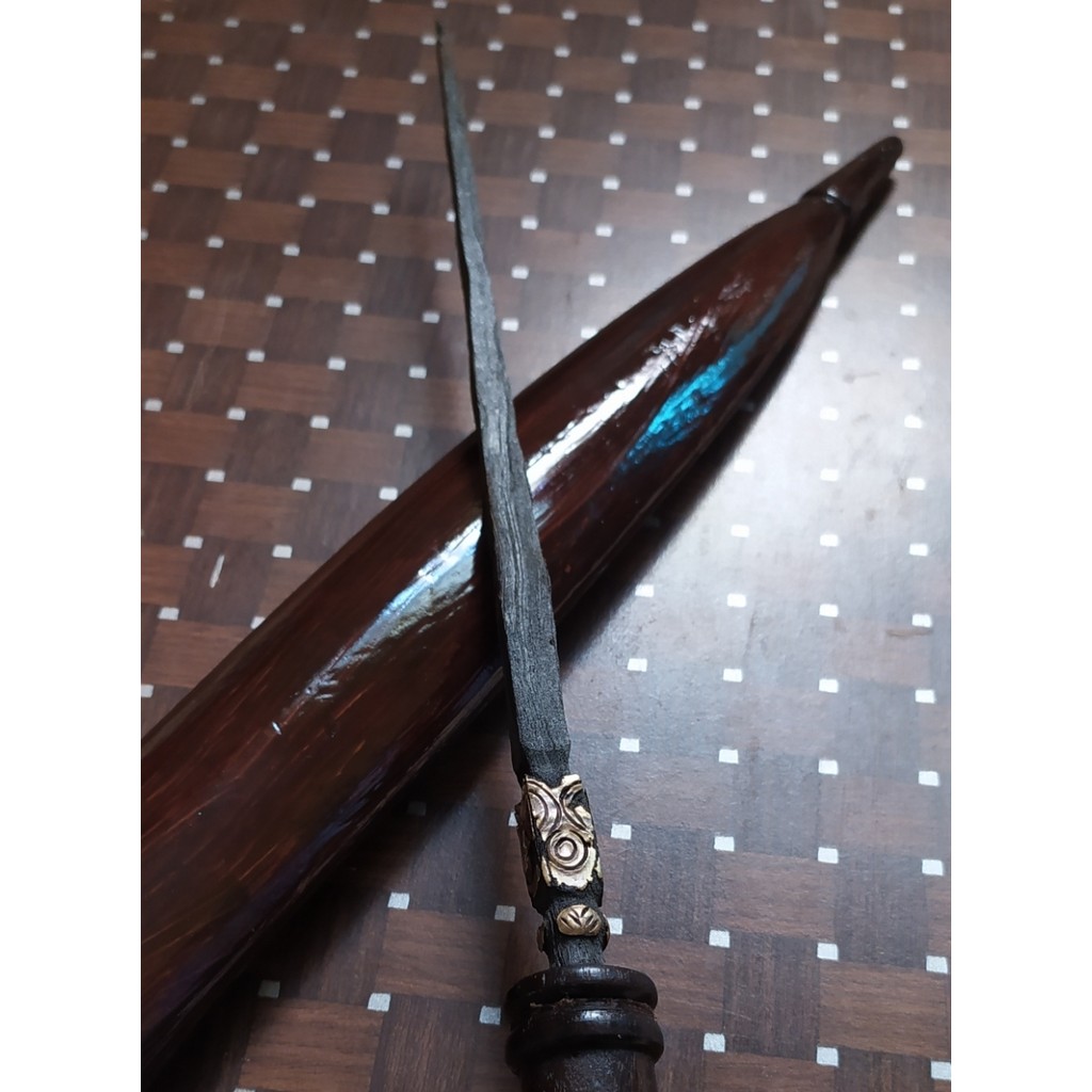 Tombak Mastoko Wijoyo Kusumo Kinatah Persegi Banyu Mili Mataram Nyandhang Lengkap Wingit Istimewa La