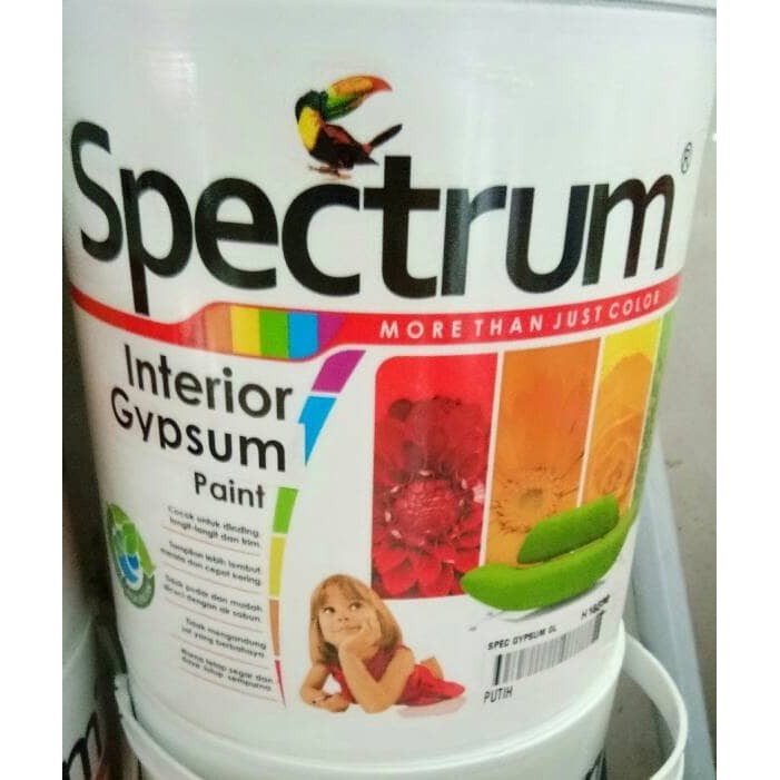 TERBARU cat SPECTRUM 5kg (khusus gypsum/plafon)