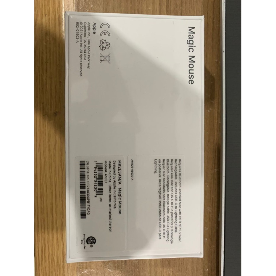 APPLE MAGIC MOUSE 3 IBOX ORIGINAL SILVER FOR IMAC MACBOOK MAC MINI