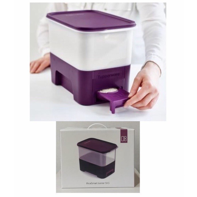 TUPPERWARE Tupperware Rice smart junior 5kg tempat beras [A08]