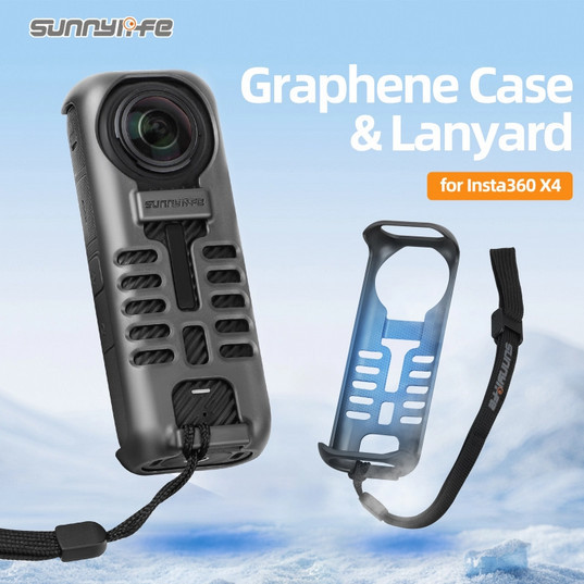 Sunnylife Graphene Case High Thermal Conductivity Protective Insta360 X4
