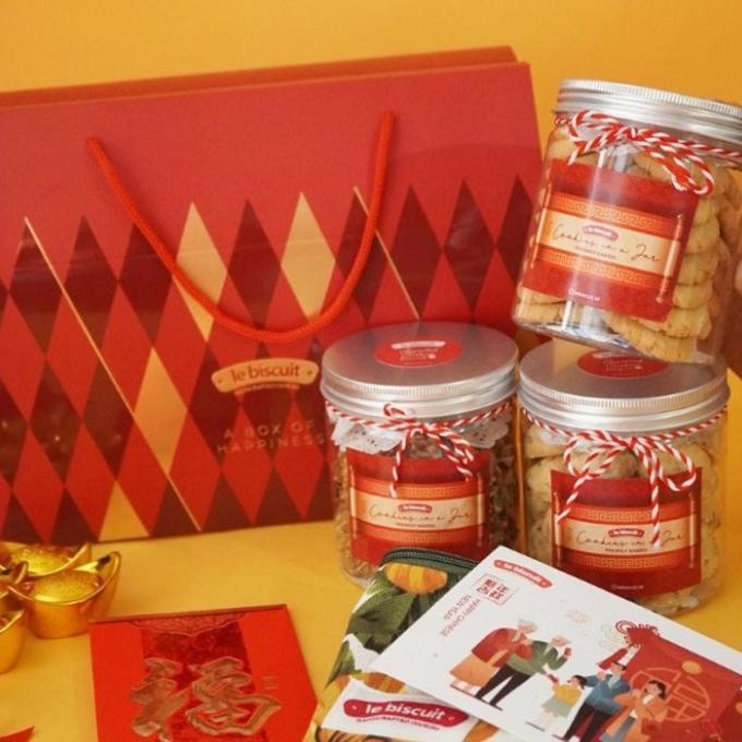 

Fgh Le Biscuit - Imlek & Valentine Hampers - 3 Jar So Cookies