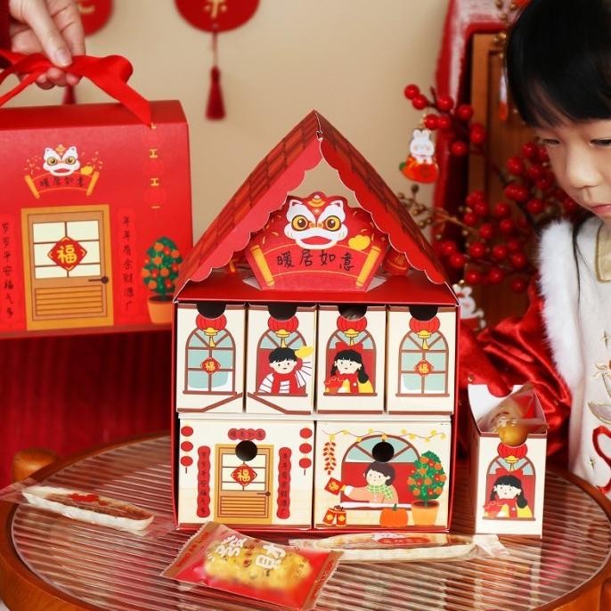 

Fgh Kotak Imlek Kue Kering /Kotak Hampers New Year/ Kotak Kue Nastar