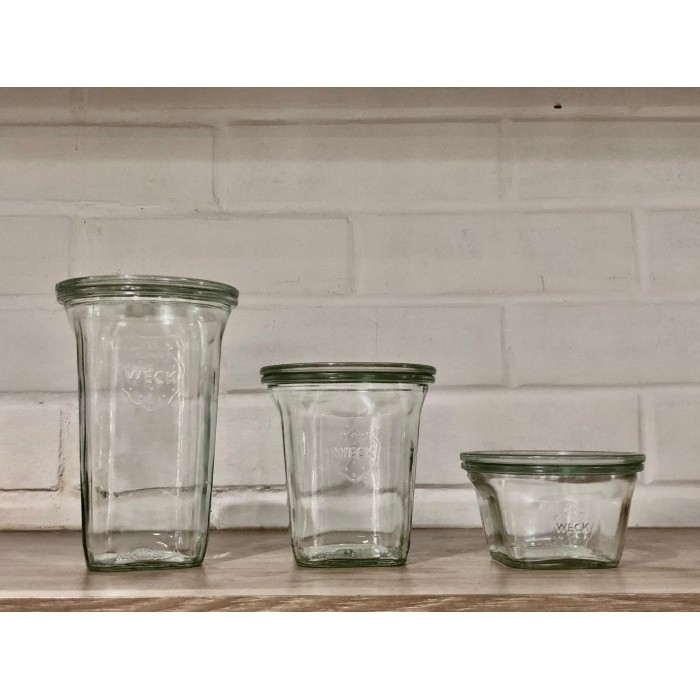 We Quadro Jar Canning Jar Container Bumbu Kaca