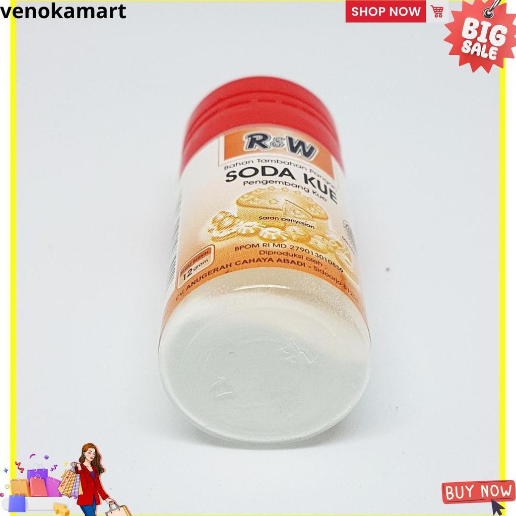 

Soda Kue R&W Botol 10 Gr Bj Best Seller