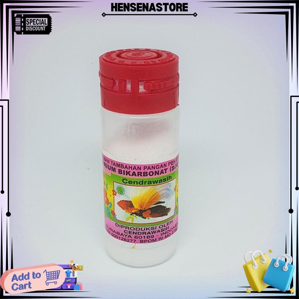 

Soda Kue Cap Cendrawasih 15Gr Bj Sale