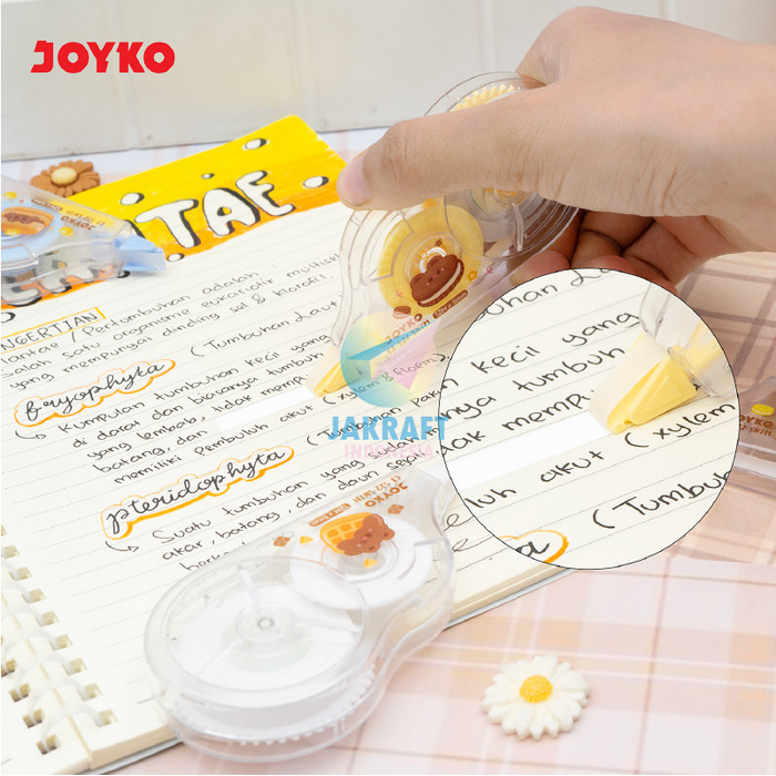 

Tipe-X Tipex Tip-Ex Pita Joyko Ct-522-Sntm Snack Time Correction Tape 12M
