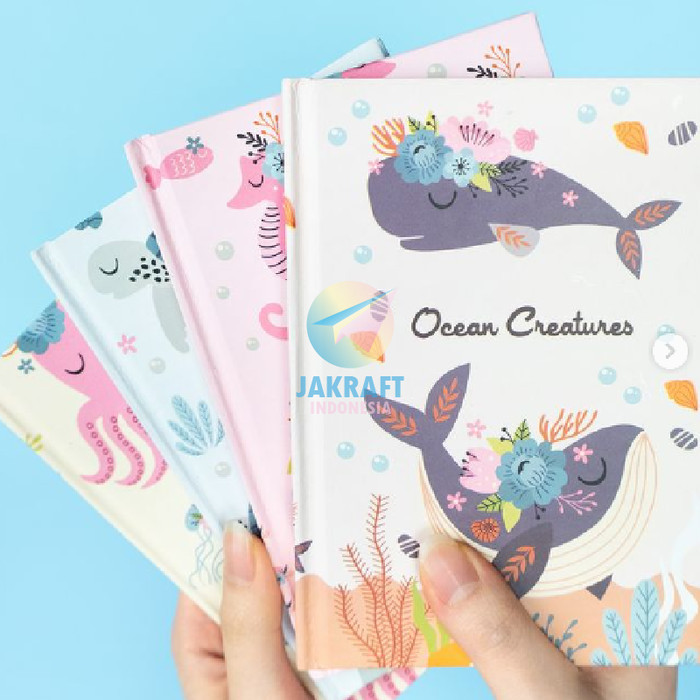 

Buku Notebook Diary A6 Joyko D-1115Oc-108A/D Ocean Creatures Buku Tulis Catatan Bergaris