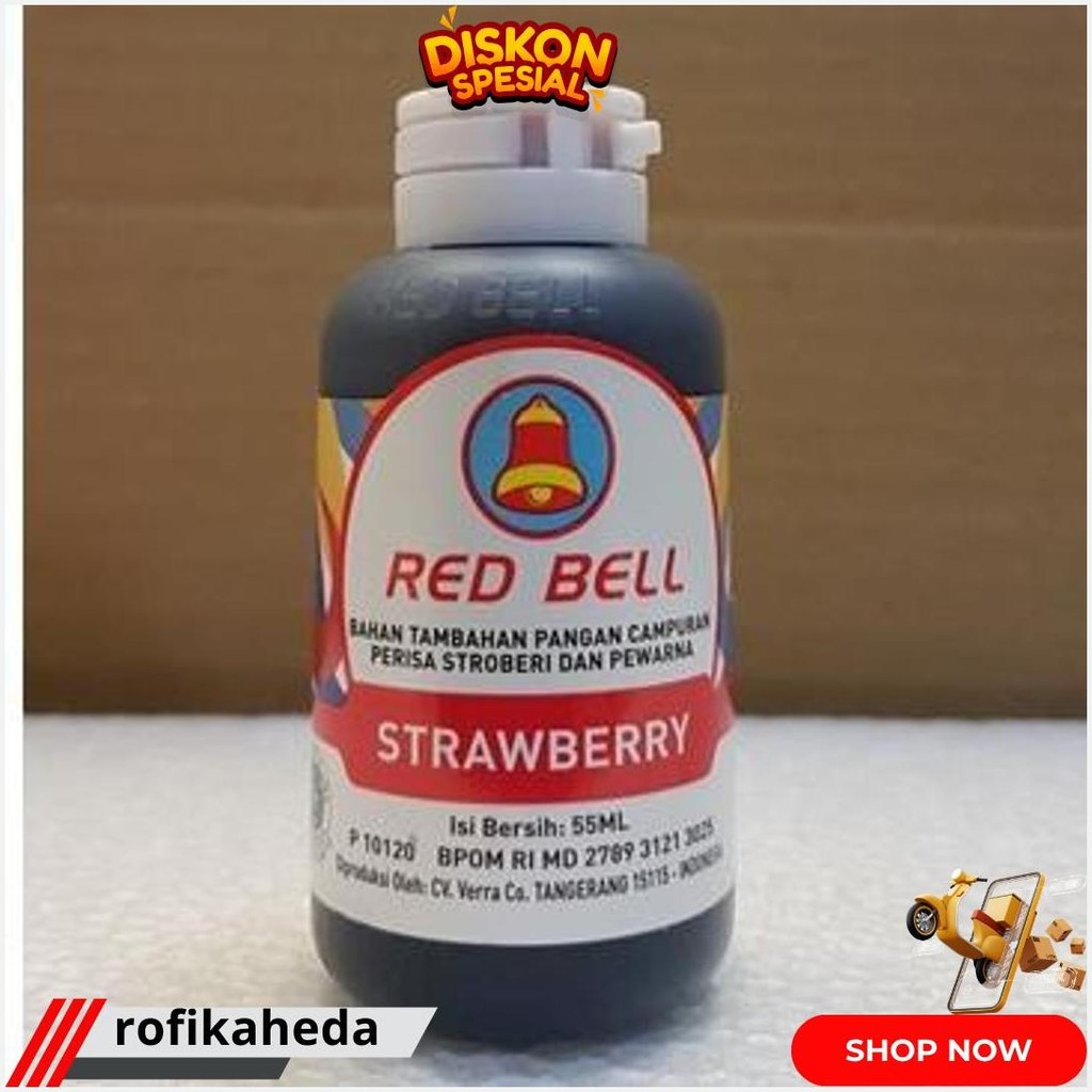 

Pewarna Dan Perisa Red Bell Rasa Strawberry 55Ml Terlaris