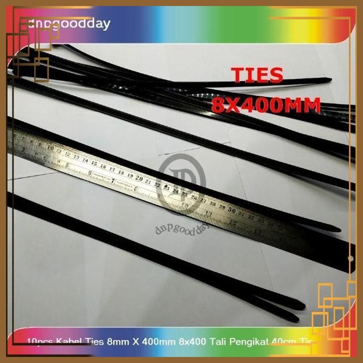 

[DNP] 10PCS KABEL TIES 8MM X 400MM 8X400 TALI PENGIKAT 40CM TIE