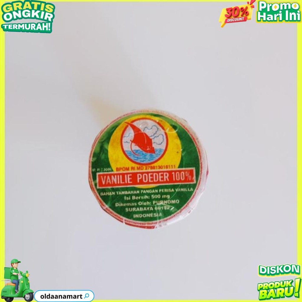 

Vanilie Powder Vanili Bubuk Cap Kapal Layar Lajar 1 Slop Bj Gratis Ongkir