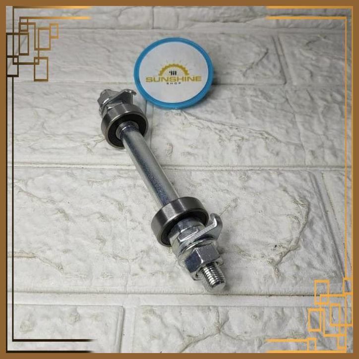 [LSS] AS AXLE RODA DEPAN HUB BEARING MUR 15 SEPEDA BMX MTB MADE IN TAIWAN