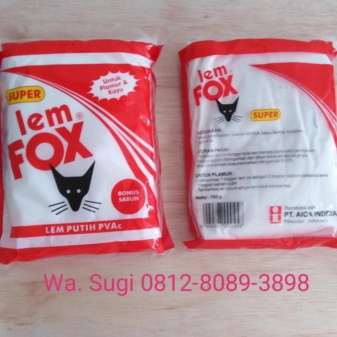 

Promo lem putih fox 700 gr COD