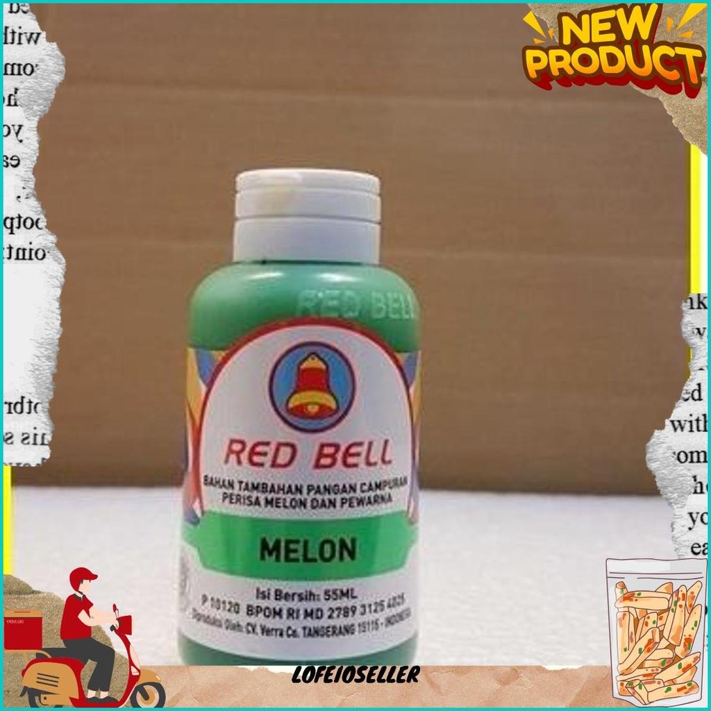 

Pewarna Dan Perisa Red Bell Rasa Melon 55Ml/Red Bell/Sumbo Red Bell Siap Kirim