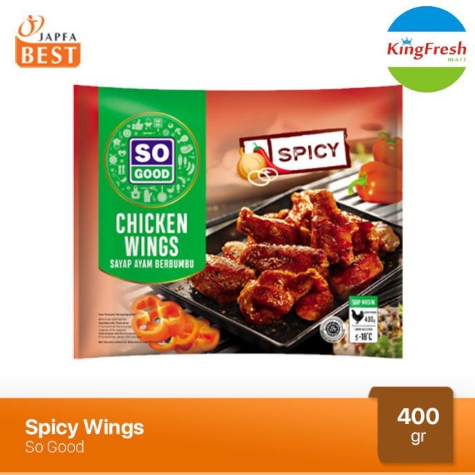 

diskon! so good chicken wings 400 gr