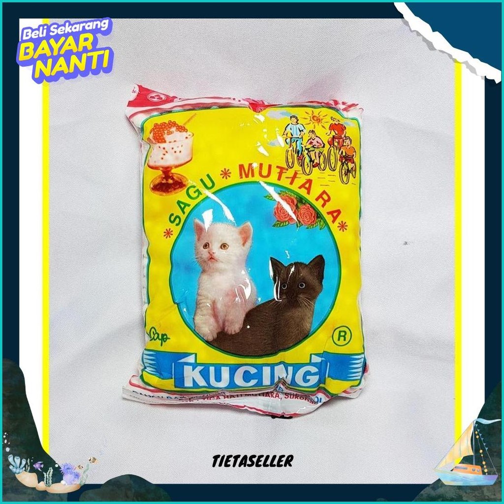 

Sagu Mutiara Cap Kucing 100 Gr - Sagu Mutiara Bisa Cod