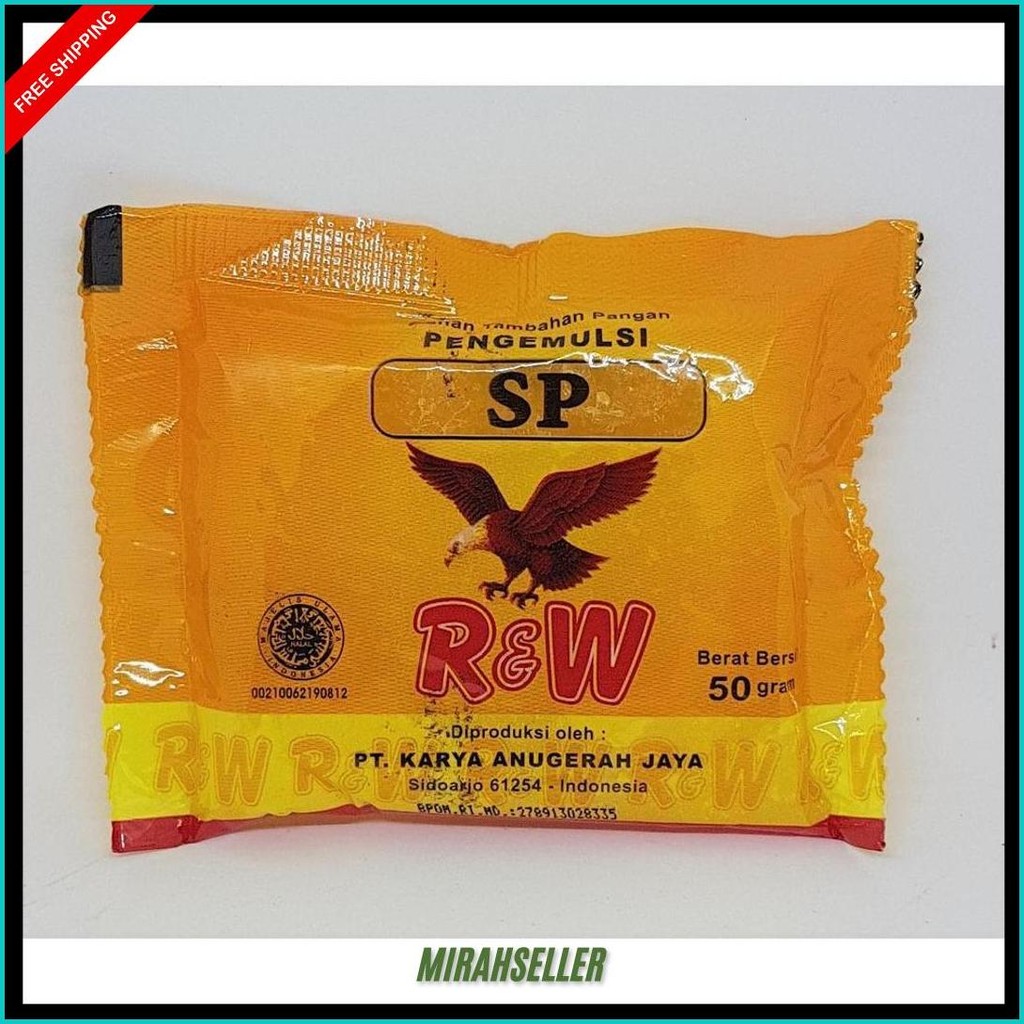 

Emulsifier Kue/Pengemulsi Kue/ Sp 50 Gr R&W Rajawali Terlaris