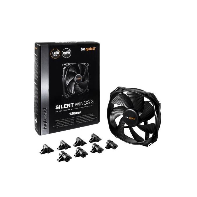

diskon! be quiet! silent wings 3 - 120mm pwm - silent version max. 16.4db(a)