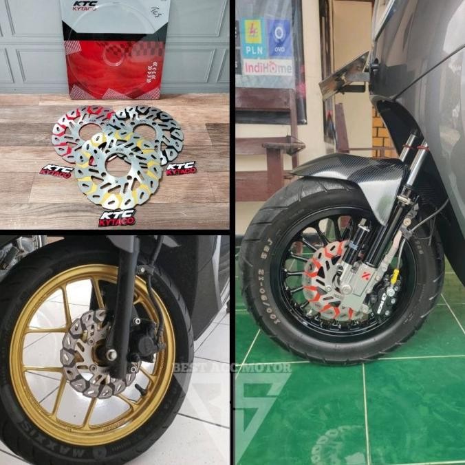 Baru PIRINGAN CAKRAM KTC KYTACO SCOOPY VARIO 110 125 BEAT FI KARBU DELUXE