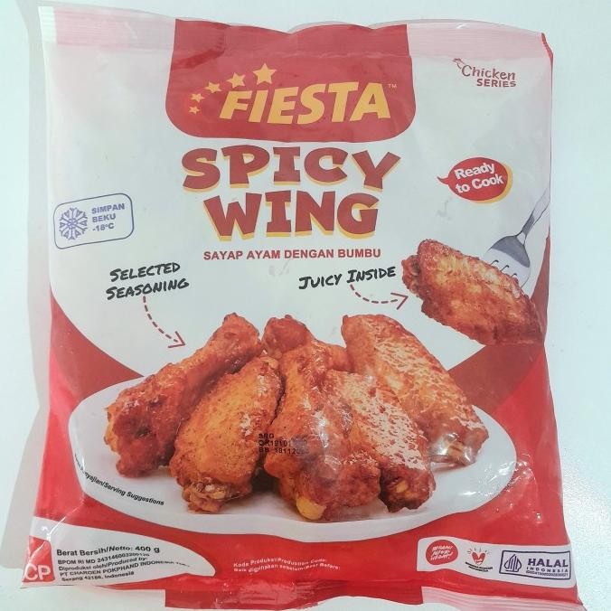 

diskon! fiesta spicy wings 400gr