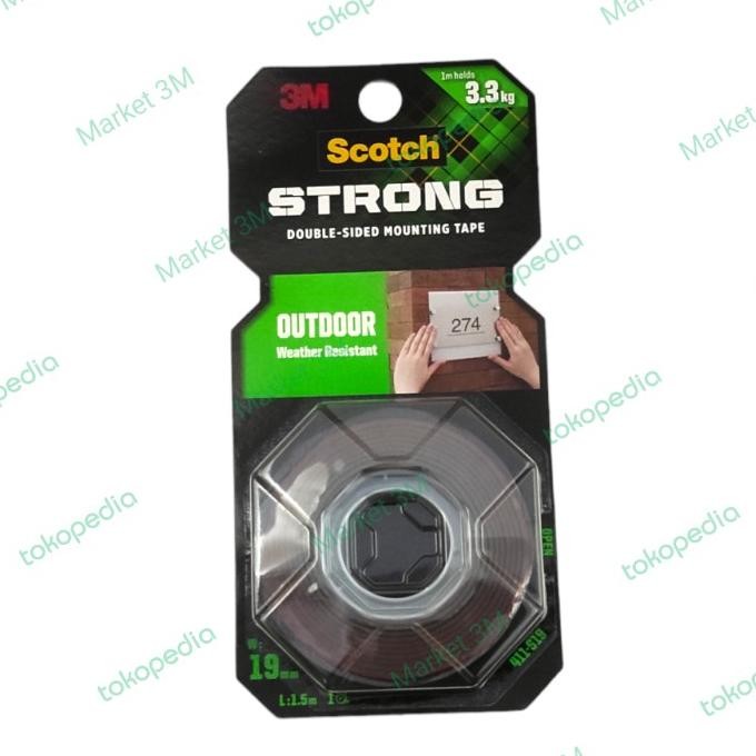 

Sale 3M Scotch Strong Outdoor / Double Tape 3M Strong Outdoor - 19Mm X 1,5M